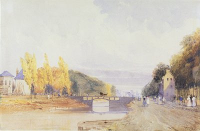 Brussels from the Paris Road, 1831 by Thomas Shotter Boys
